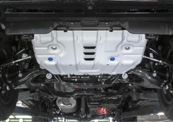 Защита радиатора Rival для Lexus GX 460 (V - 4.6) 2009-2013 2013-н.в./Toyota Land Cruiser Prado 150 (V - 2.7; 3.0D; 4.0) 2009-2013/Toyota Land Cruiser Prado 150 рестайлинг (V - 2.7; 2.8D; 3.0D; 4.0) 2013-2017/Toyota Land Cruiser Prado 150 рестайлинг (V - 2.7; 2.8D; 4.0) 2017-2020/Toyota Land Cruiser Prado 150 рестайлинг (V - 2.8D) 2020-н.в., штампованная, алюминий 3 мм, с крепежом, 333.9516.1