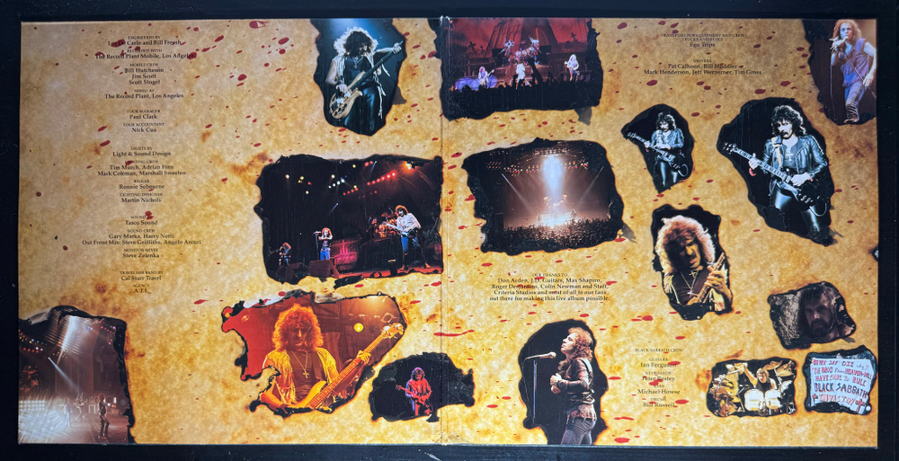 Black Sabbath - Live Evil 2LP (Голландия 1983г.)