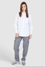 Брюки под классику карго Marc Aurel 93368 серые