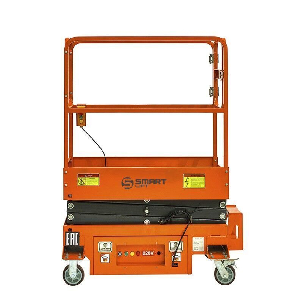 Подъемник ножничный несамоходный SJY-0.3-3.9 (220 В, 300 кг, 3,9 м) SMARTLIFT (SMART)