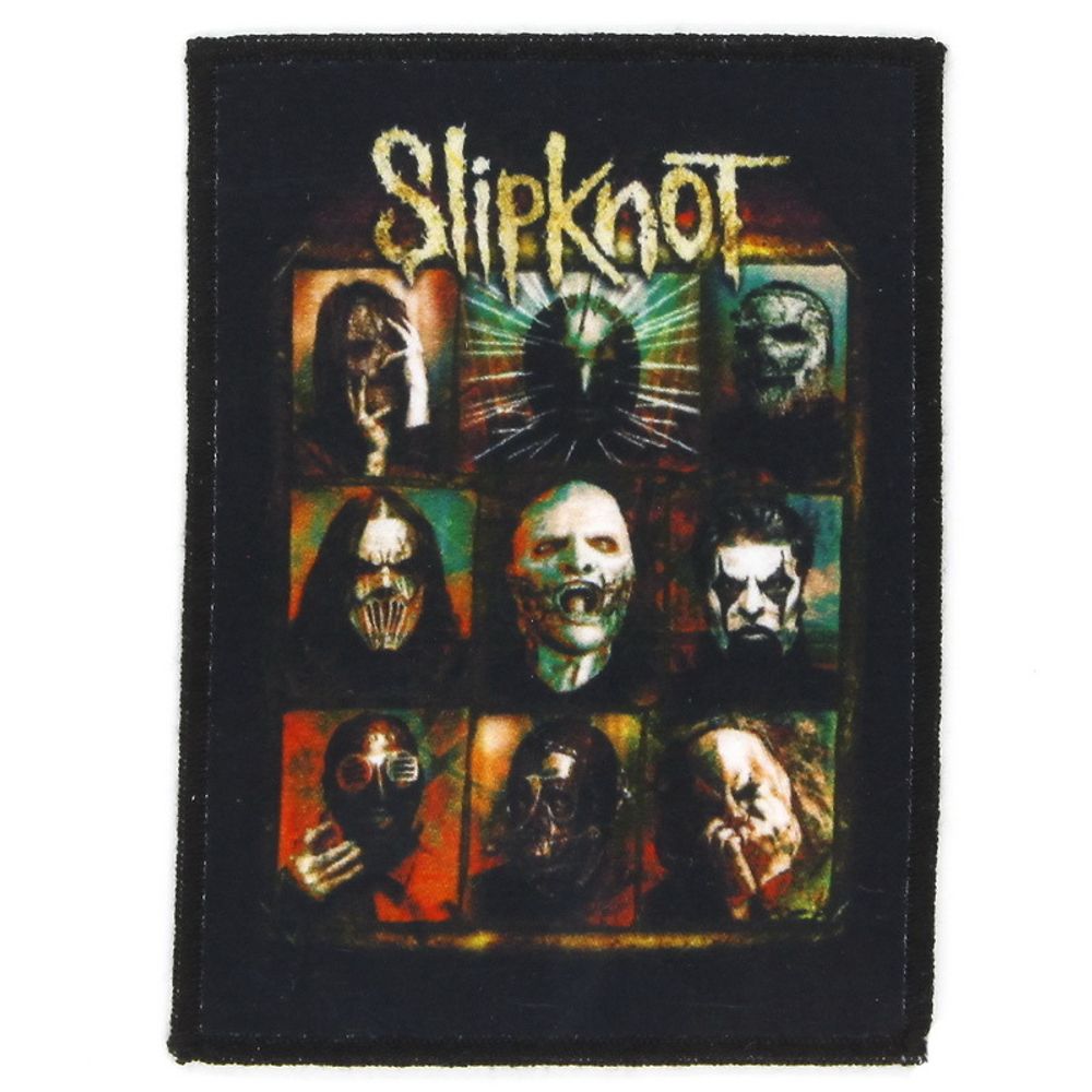 Нашивка Slipknot маски (985)