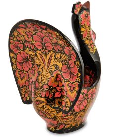 Народные промыслы ХЛ-018 Ковш-глухарь 300*200*250 (Хохлома)