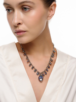 Колье "Knot petrol rice" Silver