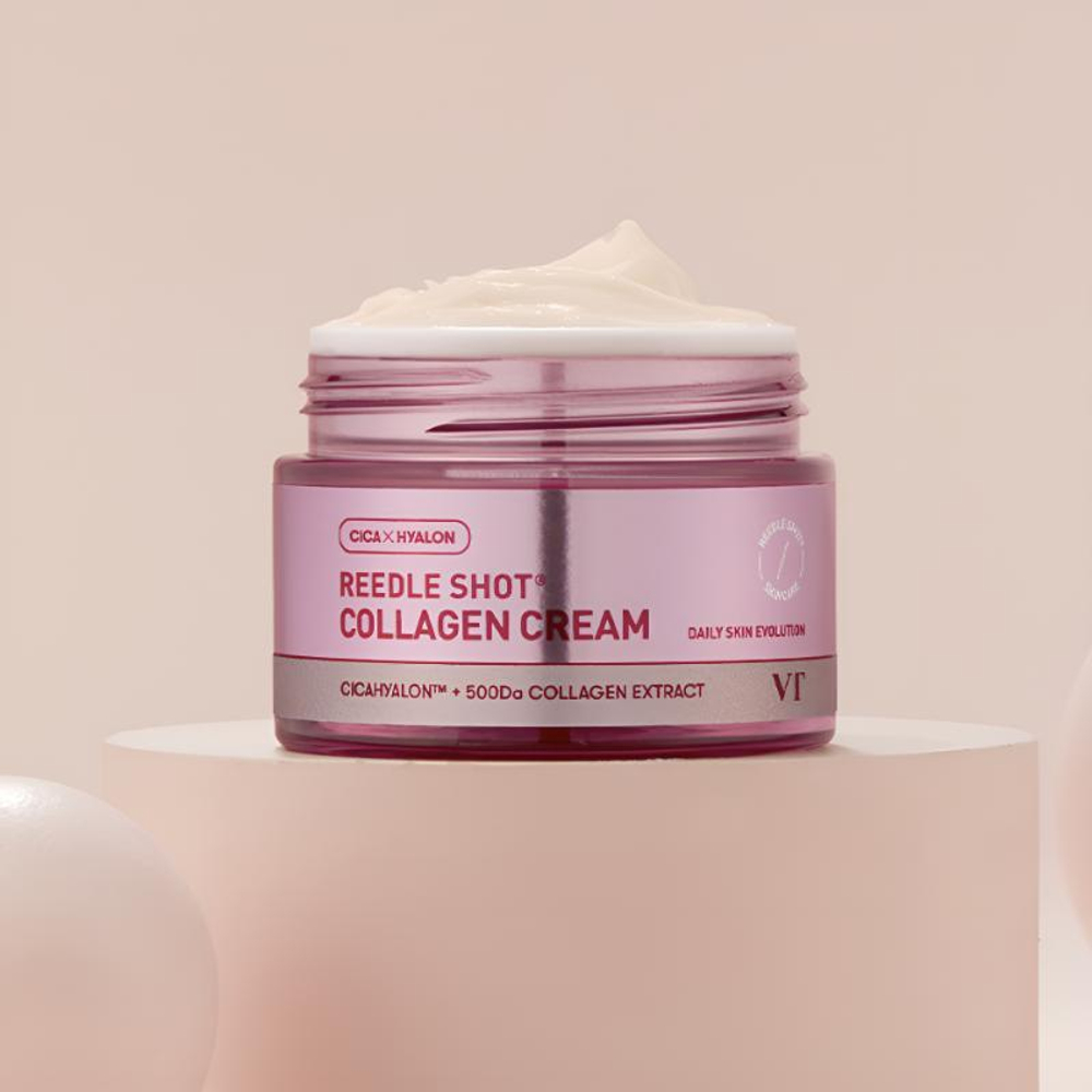 VT Cosmetics Reedle Shot Collagen Cream Set набор лифтинг ухода (крем 50 мл. + сыворотки 3 шт*6 мл.)