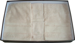 Элитные полотенца махровые Story ваниль от Trussardi Италия