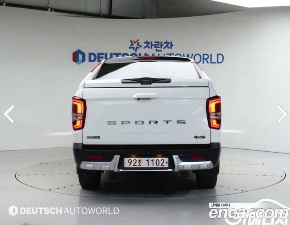 KG Mobility (Ssangyong) The New Rexton Sports Дизель 2.2 4WD (07.2021)