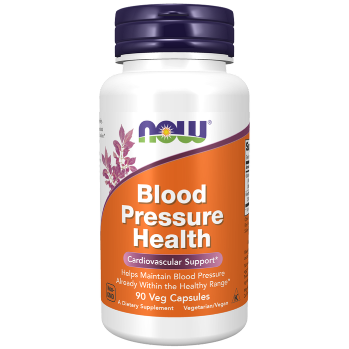 Добавка для здоровья сердца, Blood Pressure Health, Now Foods, 90 вегетарианских капсул