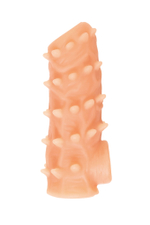 Насадка Kokos с дополнительной стимуляцией телесная 12 см