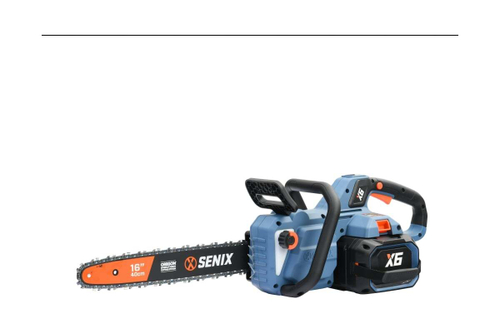 Пила цепная аккумуляторная SENIX CSX6-M1-EU, X6 60V, 1акб и зу