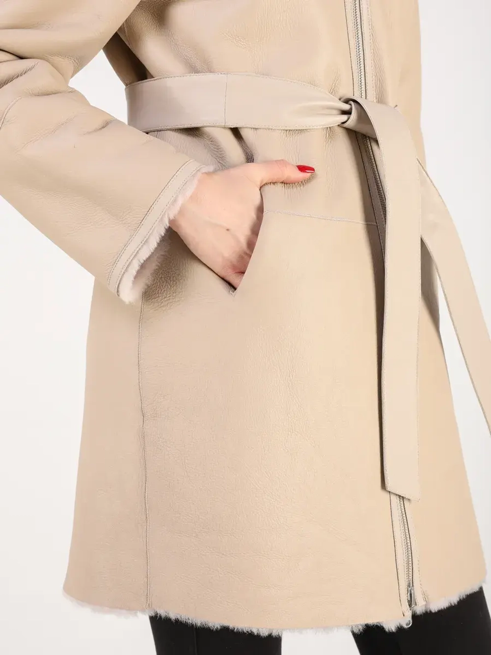 Дубленка зимняя шуба натуральная двухсторонняя