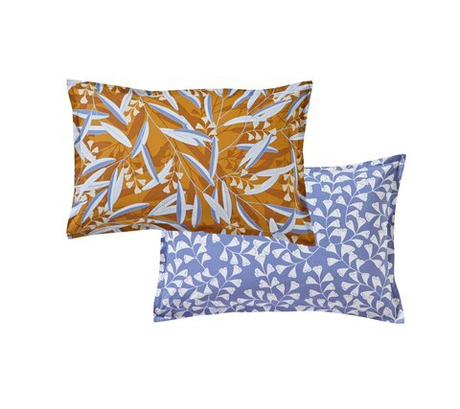 Постельное белье 2 спальное евро Blanc des Vosges Botanico Ochre