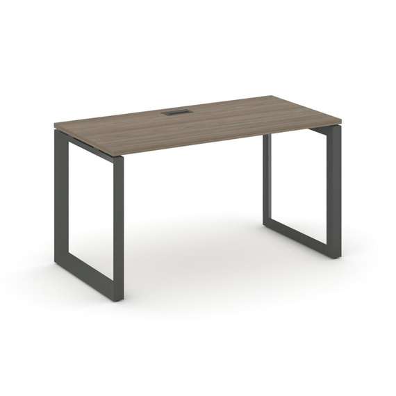 Style Project Стол письменный SN-59O.SP-011 Вяз Благородный/Металл Антрацит/Черный Заглушка 980*700*