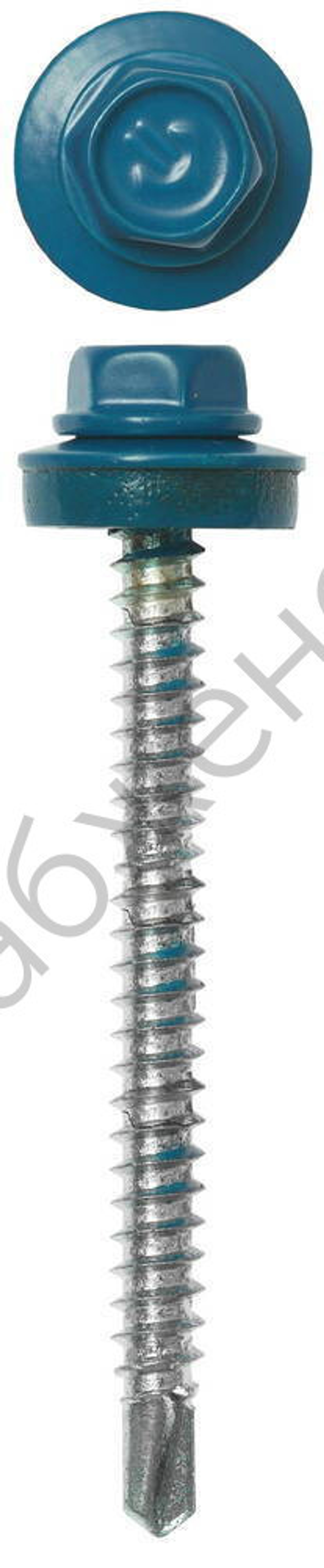 ЗУБР СКД 5009 50 х 4.8 мм, неб.-голуб., кровельный саморез, 1200 шт (4-300310-48-050-5009)