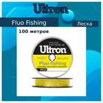 Монофильная леска рыболовная Fluo Fishing 0,33 мм, 12,0 кг