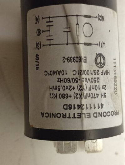 ESL98330 ктп2 Сетевой фильтр для посудомоечной машины Electrolux 411112416 б/у