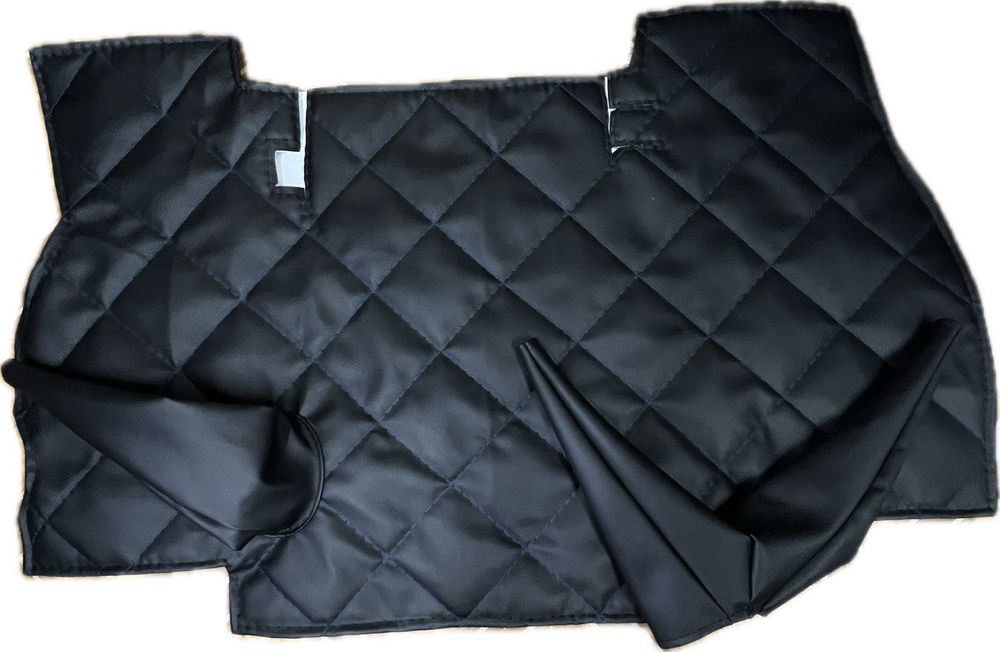 Коврик под рычаги КПП УАЗ 452, 3303 (синяя нить ромб)