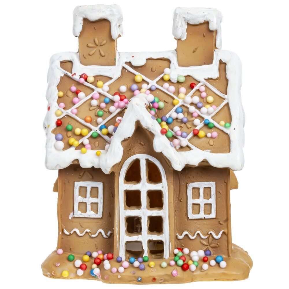 GAEM Фигурка декоративная с подсветкой "Домик", L10 W8,5 H12,5 см, 2в.