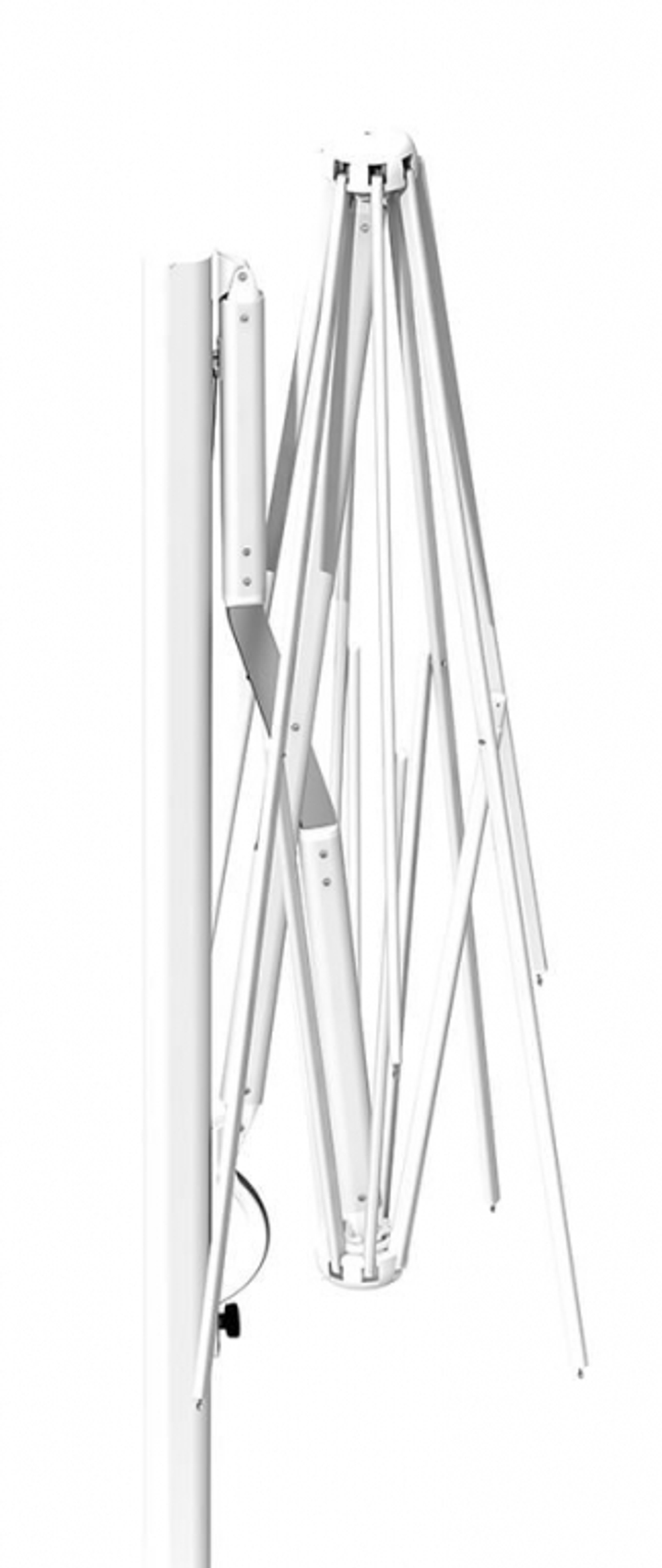 Зонт профессиональный 3.5х3.5 м Scolaro Astro Starwhite, белый, белый