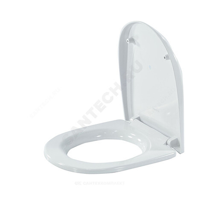 Сиденье для унитаза дюропласт белое Римини Santek 1.WH10.6.924