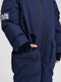Комбинезон детский пуховый BASK kids YETI синий