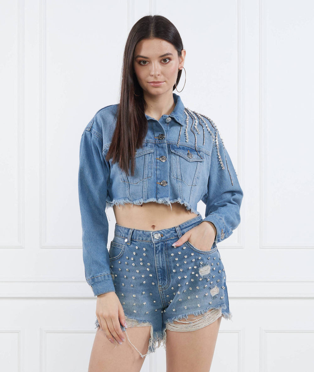 Джинсовая куртка Ga\u00eblle Paris - голубой(GBDM18018)