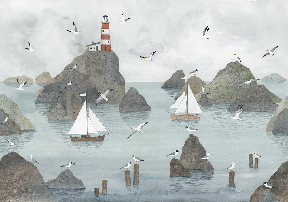 Дизайнерские обои Factura LIGHTHOUSE