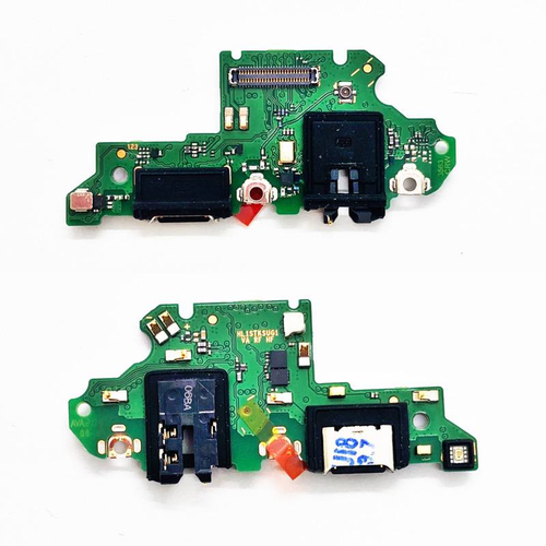 Шлейф для Huawei P Smart Z/Honor 9X/9X Premium плата на системный разъем/микрофон - Премиум