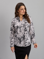 Блузка БЛк-073/меланж-лица