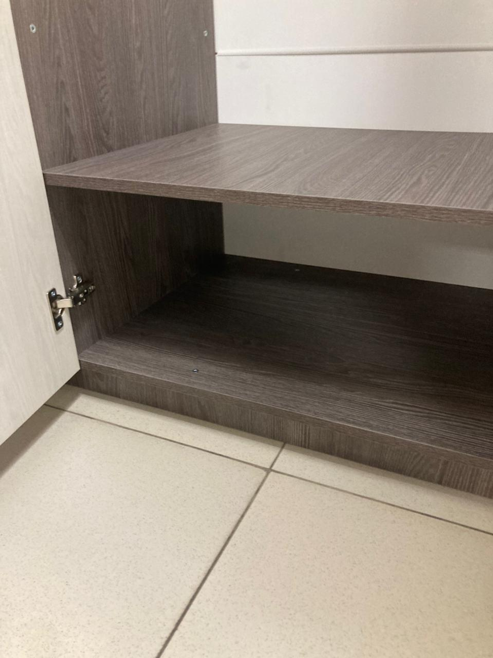 Шкаф 3-х створ. для белья и одежды Ольга-13 ЛДСП ясень анкор темн./ясень анкор св.