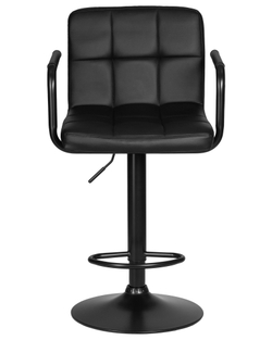Стул барный DOBRIN KRUGER ARM BLACK, черный