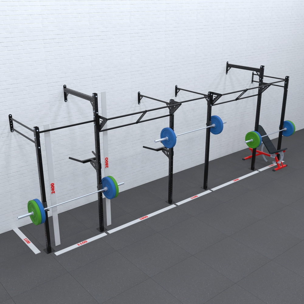 Пристенная рама 3 поста