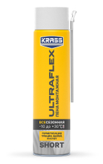 KRASS ULTRAFLEX  Пена монтажная бытовая всесезонная SHORT 500мл (LAKRA)