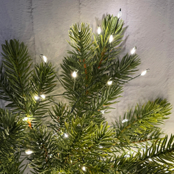 Гирлянда 600см Кластер на зеленом проводе 960 микроламп