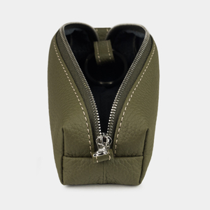 Ключница Coffre из кожи теленка зеленого цвета