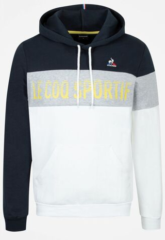 Мужская теннисная кофта Le Coq Sportif Saison 2 Hoody No.1 M - небесный