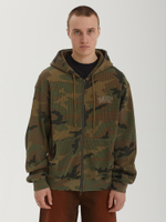 Мужская Толстовка Camouflage Thermal Zip Up