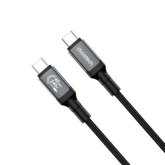 Кабель Choetech USB-C 4.0 Cable 240W PD 8k 60Hz 1.20 м (XCC-1040) черный