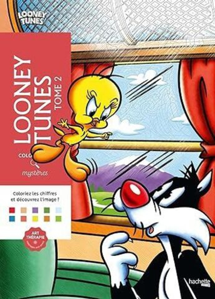 Раскраска по номерам Coloriages mysteres Disney - Looney Tunes T2: Tome 2, 128стр.