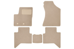 Коврики в салон для CHANGAN Hunter Plus 2023-, пикап, 5шт. (текстиль, бежевые) KLEVER0409200622112KH