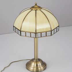 Citilux Шербург-1 CL440811 Настольная лампа витражная Бронза