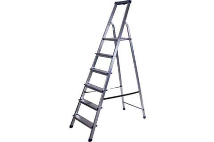 Стремянка алюминиевая с органайзером 06 ступеней