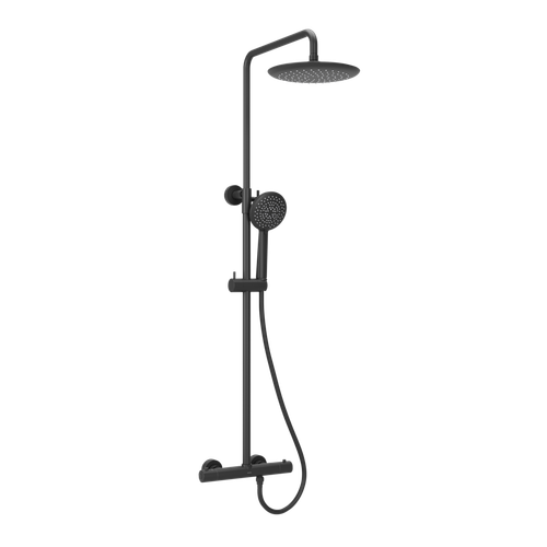 Душевая стойка Sancos Game SC3002MB 5 режимов, матовая черная