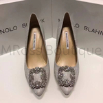 Туфли-лодочки Manolo Blahnik glitter