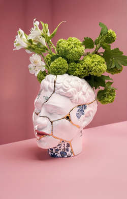 Ваза Kintsugi Head Him 09947