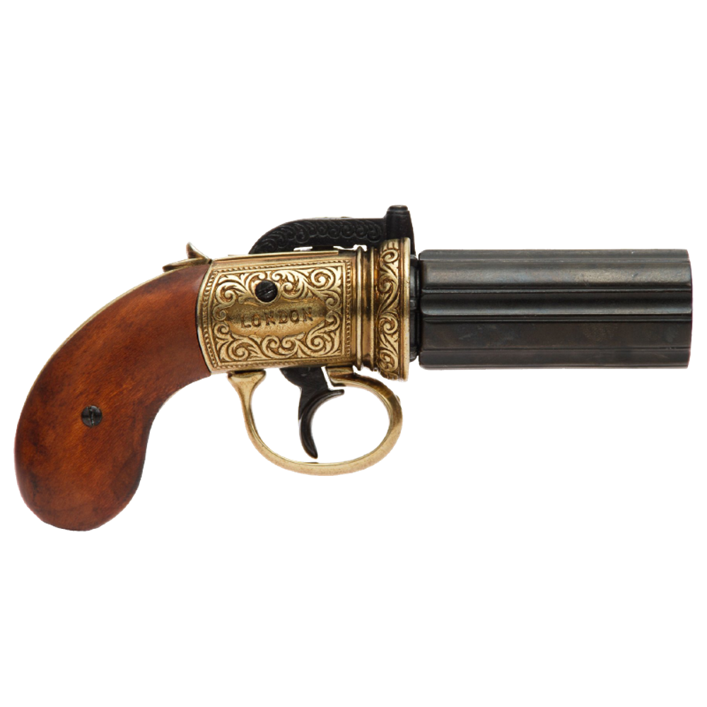 Denix Револьвер "Пепербокс" 6 стволов, Англия, 1840 г