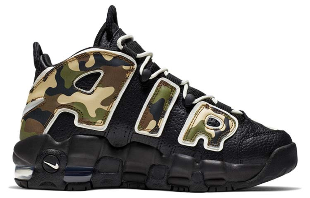 Кроссовки Nike Air More Uptempo GS (Подростковая размерная сетка)