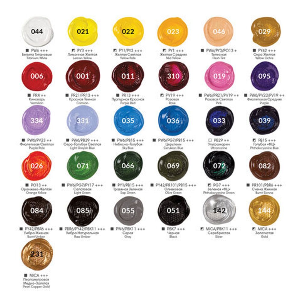 Краски акриловые художественные НАБОР 36 штук, 31 цвет по 12 мл в тубах, BRAUBERG ART DEBUT, 192294