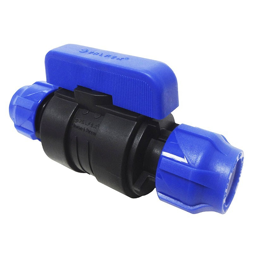 Кран шаровой компрессионный Valfex DN-32x32 PN-16, цанга-цанга