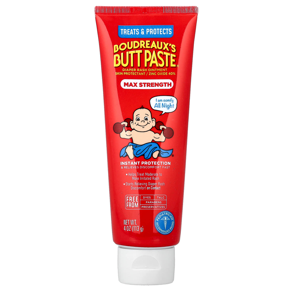 Boudreaux's Butt Paste, мазь от опрелостей, 113 г (4 унции)