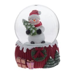 GAEM Фигурка декор в стекл шаре "Мишка/Снеговик/Дед Мороз/Олень", D 6.5 см, L6,5 W6,5 H9 см, 4в.